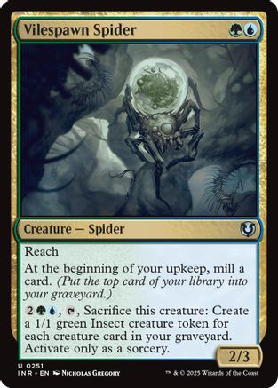 Vilespawn Spider Foil (251) - Innistrad Remastered