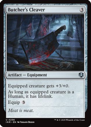 Butcher's Cleaver (INR256) Foil - Innistrad Remastered | Silver Goblin