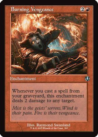 Burning Vengeance (Retro Frame) (397) - Innistrad Remastered