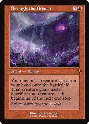 Through the Breach (Retro Frame) (INR404) Foil - Innistrad Remastered | Silver Goblin