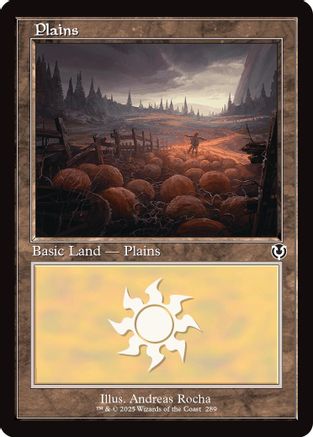 Plains (289) (Retro Frame) (INR289) Foil - Innistrad Remastered | Silver Goblin