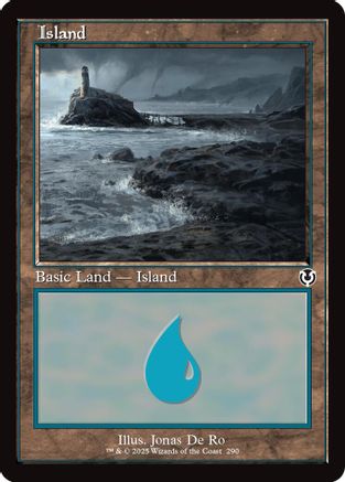 Island (290) (Retro Frame) (INR290)  - Innistrad Remastered | Silver Goblin