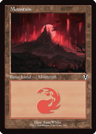 Mountain (295) (Retro Frame) (INR295)  - Innistrad Remastered | Silver Goblin