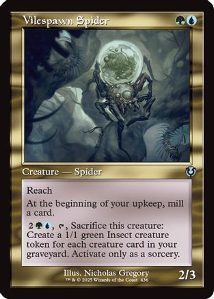 Vilespawn Spider (Retro Frame) (436) - Innistrad Remastered