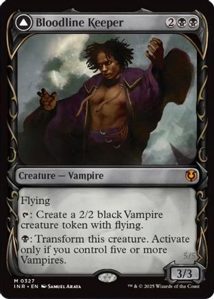 Bloodline Keeper // Lord of Lineage (Showcase) (327) - Innistrad Remastered