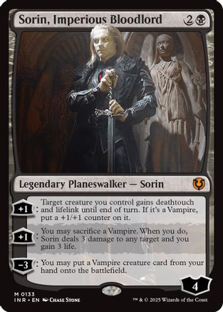 Sorin, Imperious Bloodlord Foil (133) - Innistrad Remastered