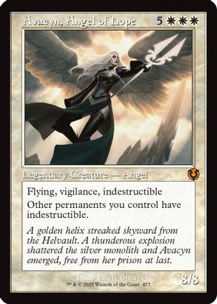 Avacyn, Angel of Hope (Retro Frame) Foil (477) - Innistrad Remastered