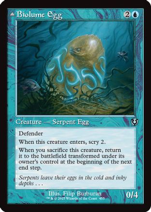 Biolume Egg (Retro Frame) Foil (455) - Innistrad Remastered