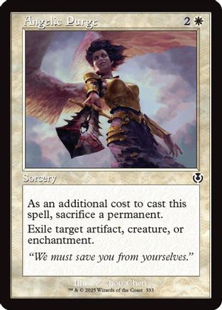 Angelic Purge (Retro Frame) Foil (333) - Innistrad Remastered | Silver Goblin