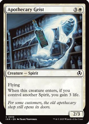 Apothecary Geist (INR010)  - Innistrad Remastered | Silver Goblin