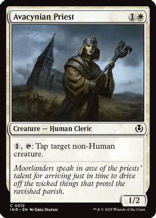 Avacynian Priest (INR012) Foil - Innistrad Remastered | Silver Goblin