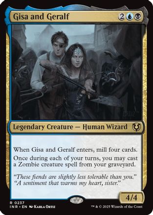 Gisa and Geralf Foil (237) - Innistrad Remastered