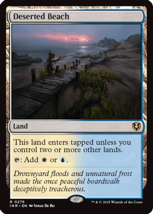 Deserted Beach (INR276) Foil - Innistrad Remastered | Silver Goblin