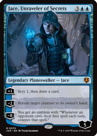 Jace, Unraveler of Secrets (INR070) Foil - Innistrad Remastered | Silver Goblin