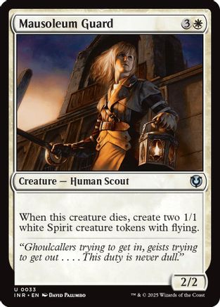 Mausoleum Guard (INR033) Foil - Innistrad Remastered | Silver Goblin