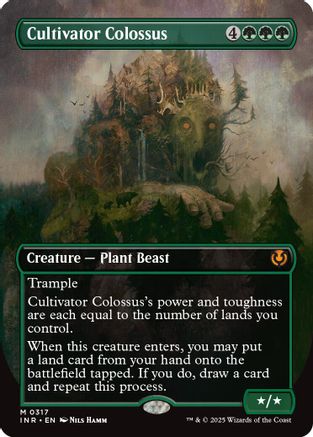 Cultivator Colossus (Borderless) Foil (317) - Innistrad Remastered | Silver Goblin