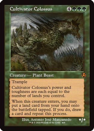 Cultivator Colossus (Retro Frame) Foil (409) - Innistrad Remastered | Silver Goblin