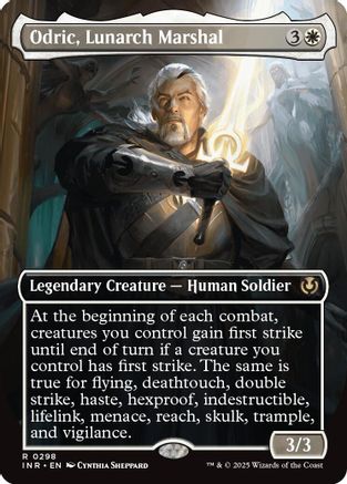 Odric, Lunarch Marshal (Borderless) (INR298) Foil - Innistrad Remastered | Silver Goblin