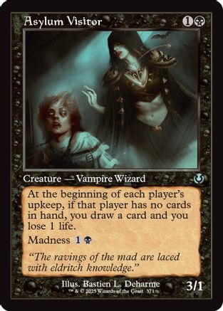 Asylum Visitor (Retro Frame) Foil (371) - Innistrad Remastered | Silver Goblin