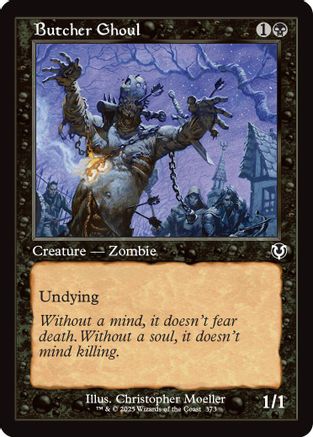 Butcher Ghoul (Retro Frame) Foil (373) - Innistrad Remastered