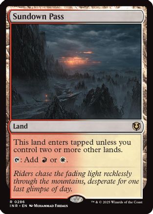 Sundown Pass Foil (286) - Innistrad Remastered