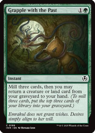 Grapple with the Past (INR199) Foil - Innistrad Remastered | Silver Goblin