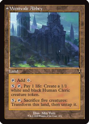 Westvale Abbey // Ormendahl, Profane Prince (Retro Frame) (474) - Innistrad Remastered