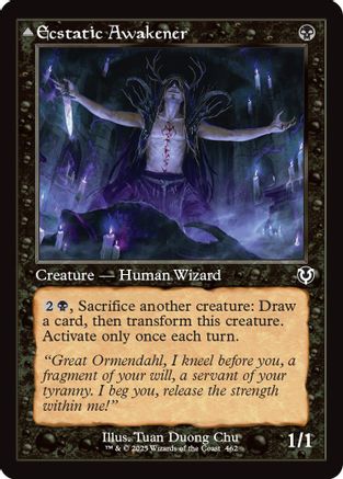 Ecstatic Awakener // Awoken Demon (Retro Frame) Foil (462) - Innistrad Remastered | Silver Goblin