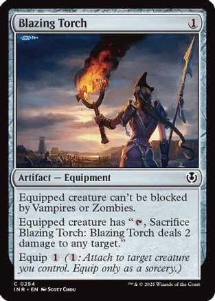 Blazing Torch (INR254) Foil - Innistrad Remastered | Silver Goblin