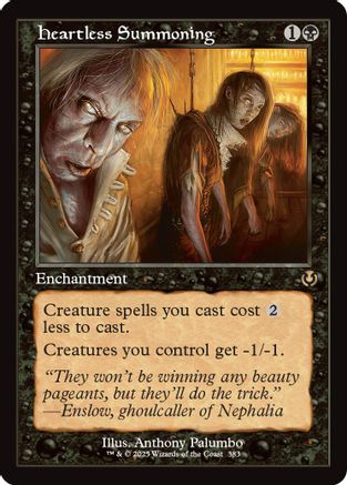 Heartless Summoning (Retro Frame) Foil (383) - Innistrad Remastered