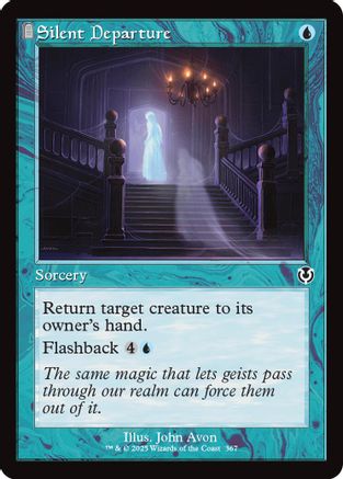 Silent Departure (Retro Frame) (367) - Innistrad Remastered | Silver Goblin