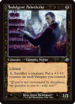 Indulgent Aristocrat (Retro Frame) (384) - Innistrad Remastered | Silver Goblin