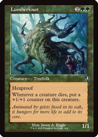 Lumberknot (Retro Frame) Foil (414) - Innistrad Remastered | Silver Goblin