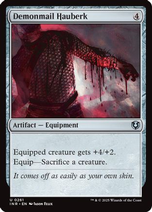 Demonmail Hauberk (INR261) Foil - Innistrad Remastered | Silver Goblin