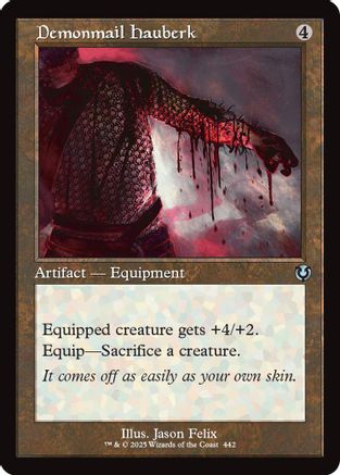 Demonmail Hauberk (Retro Frame) (INR442)  - Innistrad Remastered | Silver Goblin