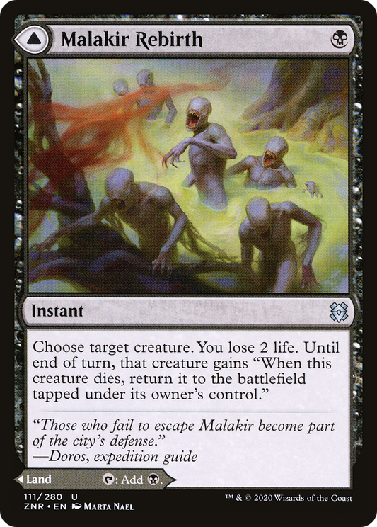 Malakir Rebirth // Malakir Mire [Zendikar Rising] Foil