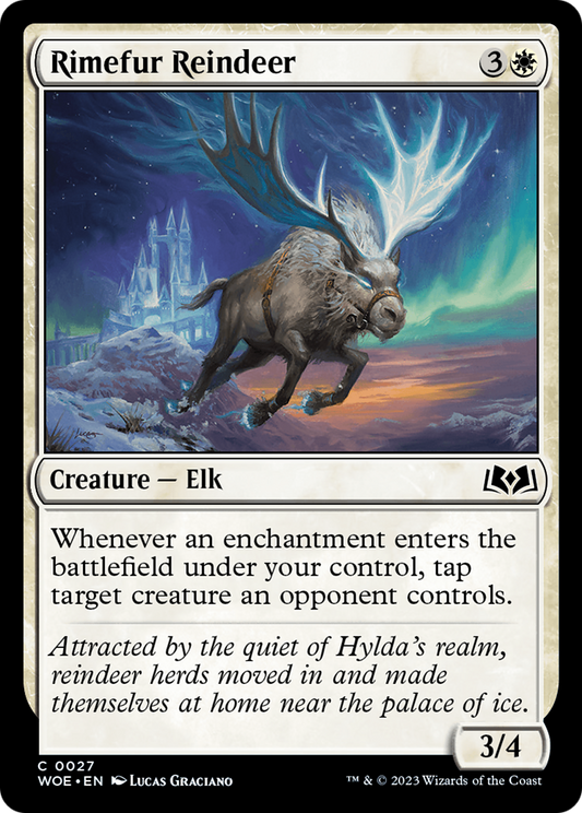 Rimefur Reindeer [Wilds of Eldraine] Foil
