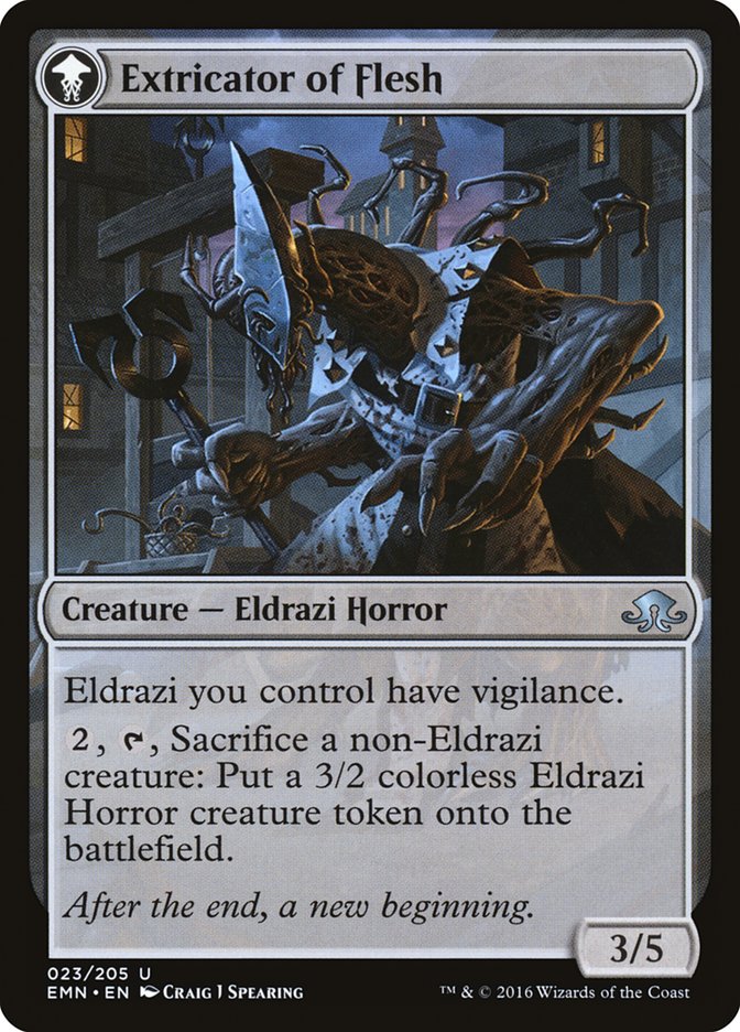 Extricator of Sin // Extricator of Flesh [Eldritch Moon] Foil