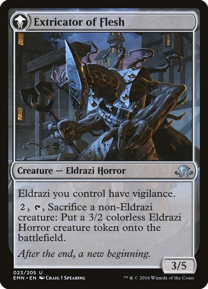 Extricator of Sin // Extricator of Flesh [Eldritch Moon] Foil