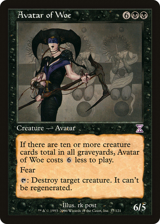 Avatar of Woe [Time Spiral Timeshifted] Foil