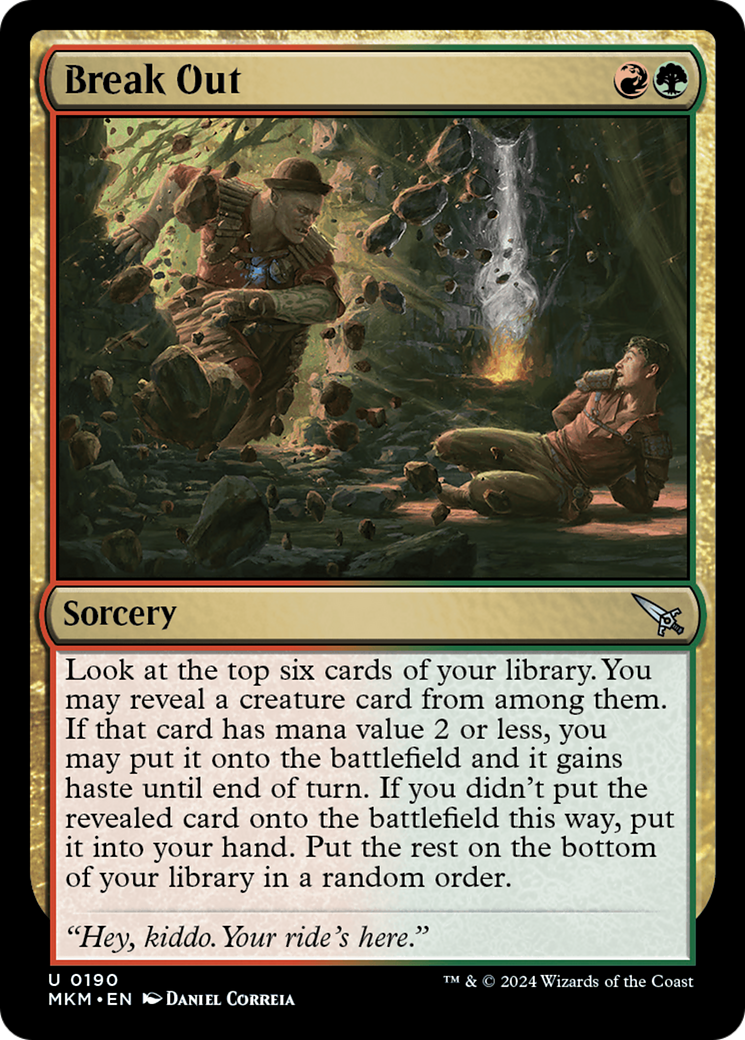 Break Out (White) [Murders at Karlov Manor] Foil