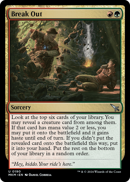 Break Out (White) [Murders at Karlov Manor] Foil