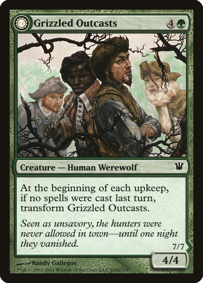 Grizzled Outcasts // Krallenhorde Wantons [Innistrad] Foil