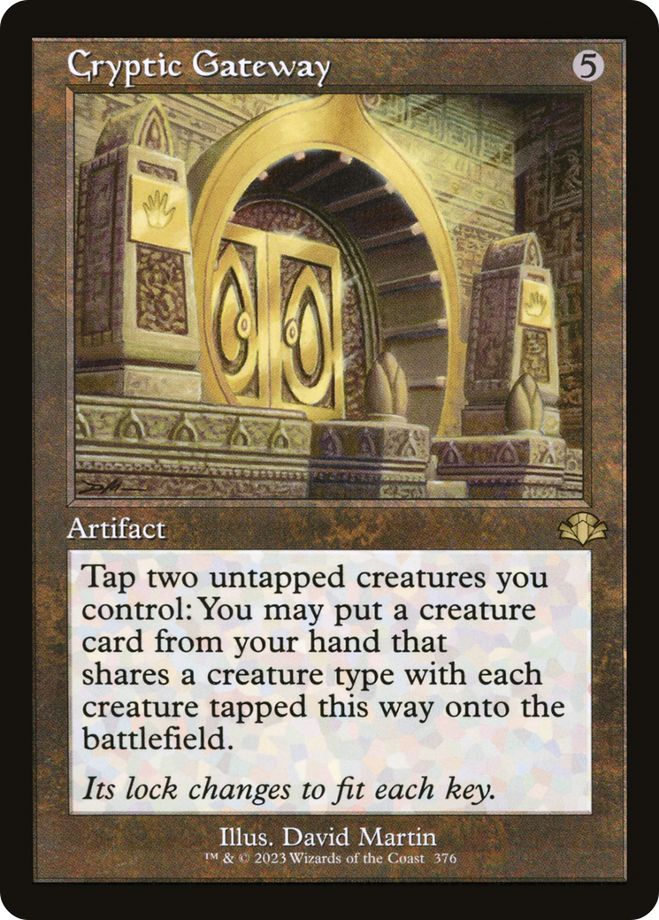 Cryptic Gateway (Retro) [Dominaria Remastered] Foil