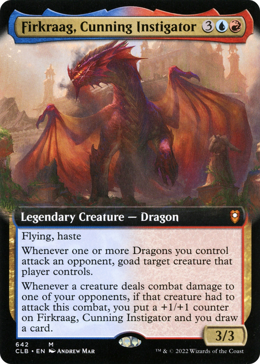 Firkraag, Cunning Instigator (Extended Art) [Commander Legends: Battle for Baldur's Gate] Foil