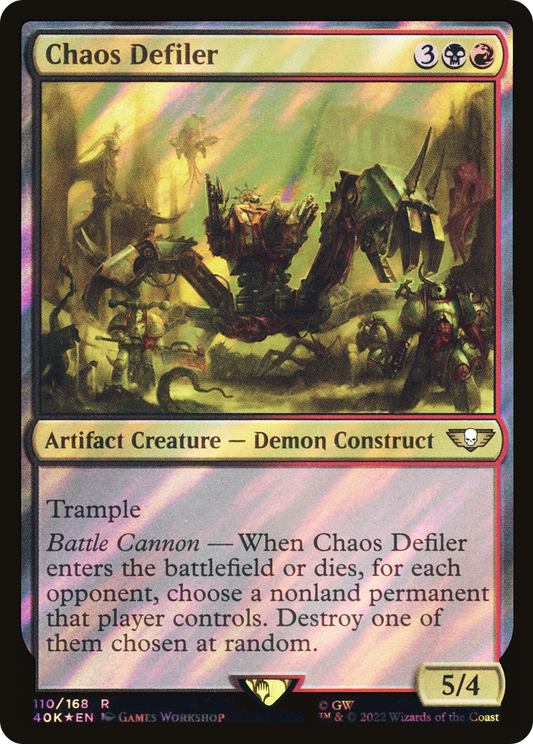 Chaos Defiler (Surge Foil) [Warhammer 40,000]