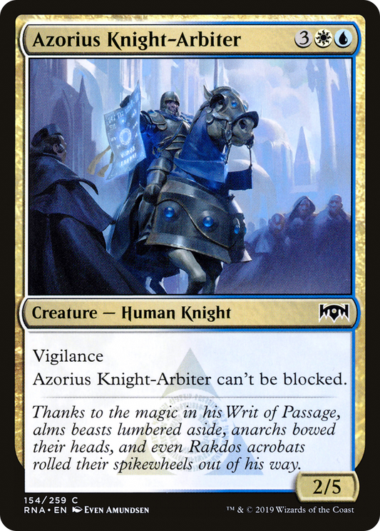 Azorius Knight-Arbiter [Ravnica Allegiance] Foil