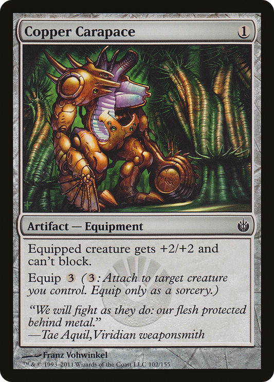 Copper Carapace [Mirrodin Besieged] Foil