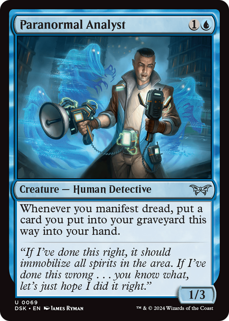 Paranormal Analyst [Duskmourn: House of Horror] Foil