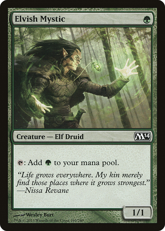 Elvish Mystic [Magic 2014] Foil